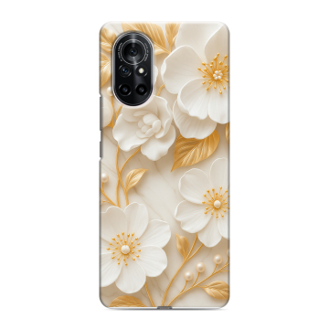 Силиконовый чехол на Huawei Nova 8 с принтом Цветы Силиконовый чехол на Huawei Nova 8 с принтом Цветы