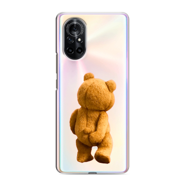 Силиконовый чехол на Huawei Nova 8 с принтом Медведь Силиконовый чехол на Huawei Nova 8 с принтом Медведь