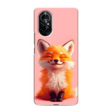 Силиконовый чехол на Huawei Nova 8 с принтом милая лиса Силиконовый чехол на Huawei Nova 8 с принтом милая лиса