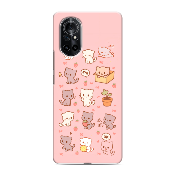 Силиконовый чехол на Huawei Nova 8 с принтом Hello Kitty Хелоу Кити