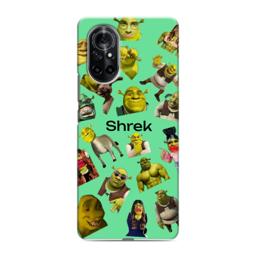 Силиконовый чехол на Huawei Nova 8 с принтом Шрек Shrek Силиконовый чехол на Huawei Nova 8 с принтом Шрек Shrek
