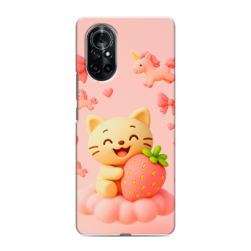 Силиконовый чехол на Huawei Nova 8 с принтом для девочек