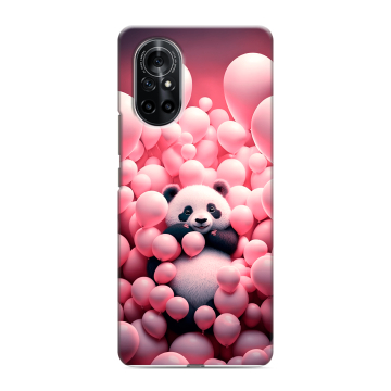 Силиконовый чехол на Huawei Nova 8 с принтом Панда