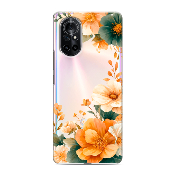 Силиконовый чехол на Huawei Nova 8 с принтом Цветы принт Силиконовый чехол на Huawei Nova 8 с принтом Цветы принт
