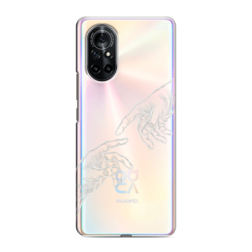 Силиконовый чехол на Huawei Nova 8 с принтом Сотворение мира Силиконовый чехол на Huawei Nova 8 с принтом Сотворение мира