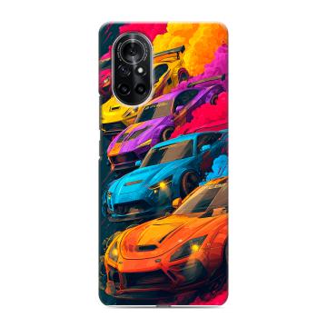 Силиконовый чехол на Huawei Nova 8 с принтом Тачки Силиконовый чехол на Huawei Nova 8 с принтом Тачки