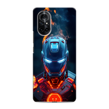 Силиконовый чехол на Huawei Nova 8 с принтом IronMan Железный человек