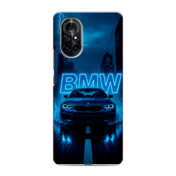 Силиконовый чехол на Huawei Nova 8 с принтом BMW БМВ Силиконовый чехол на Huawei Nova 8 с принтом BMW БМВ