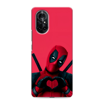 Силиконовый чехол на Huawei Nova 8 с принтом Дедпул Deadpool