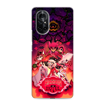 Силиконовый чехол на Huawei Nova 8 с принтом Hazbin Hotel Отель Хазбин Силиконовый чехол на Huawei Nova 8 с принтом Hazbin Hotel Отель Хазбин