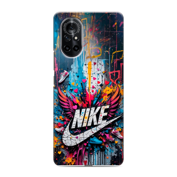 Силиконовый чехол на Huawei Nova 8 с принтом Nike Найк