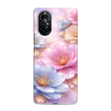 Силиконовый чехол на Huawei Nova 8 с принтом женский