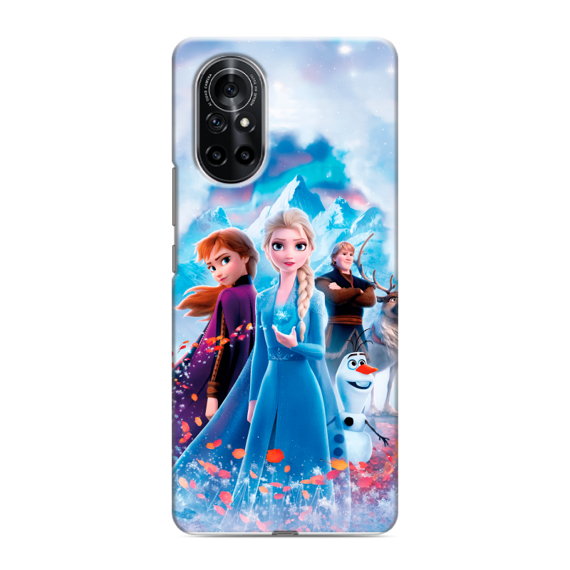 Силиконовый чехол на Huawei Nova 8 с принтом Холодное сердце Frozen Силиконовый чехол на Huawei Nova 8 с принтом Холодное сердце Frozen