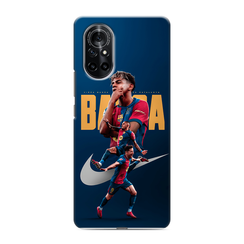 Силиконовый чехол на Huawei Nova 8 с принтом Барселона Barca Yamal Силиконовый чехол на Huawei Nova 8 с принтом Барселона Barca Yamal