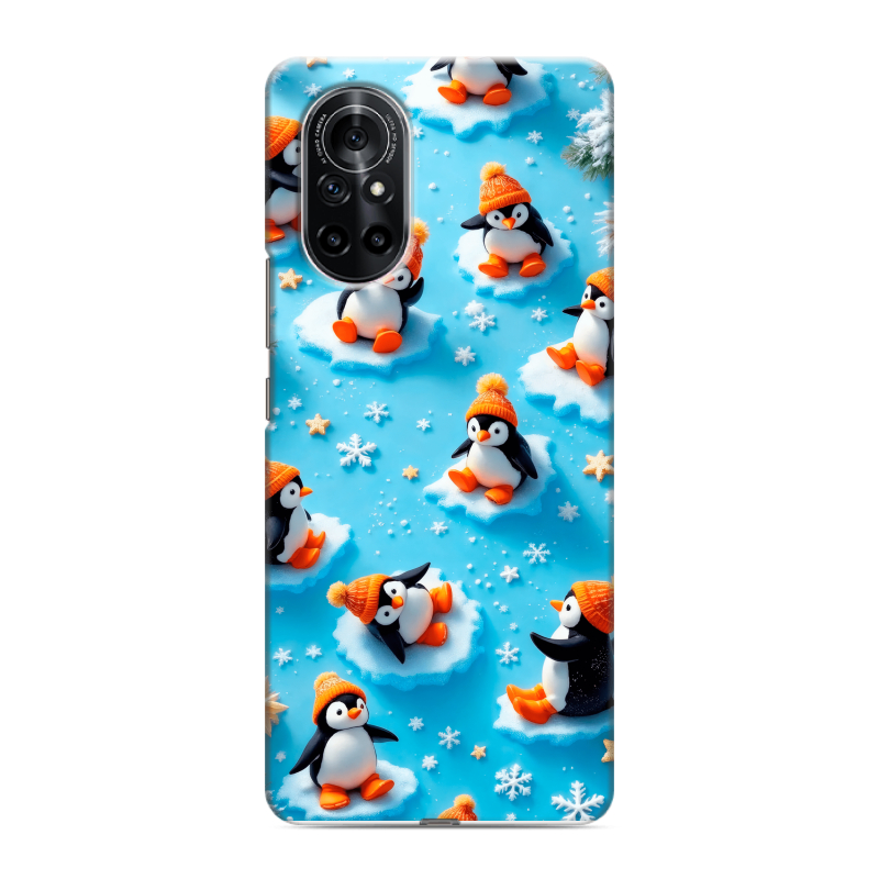 Силиконовый чехол на Huawei Nova 8 с принтом Новый год Силиконовый чехол на Huawei Nova 8 с принтом Новый год