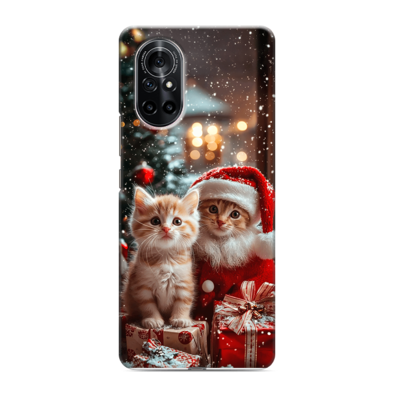Силиконовый чехол на Huawei Nova 8 с принтом Новый год Силиконовый чехол на Huawei Nova 8 с принтом Новый год