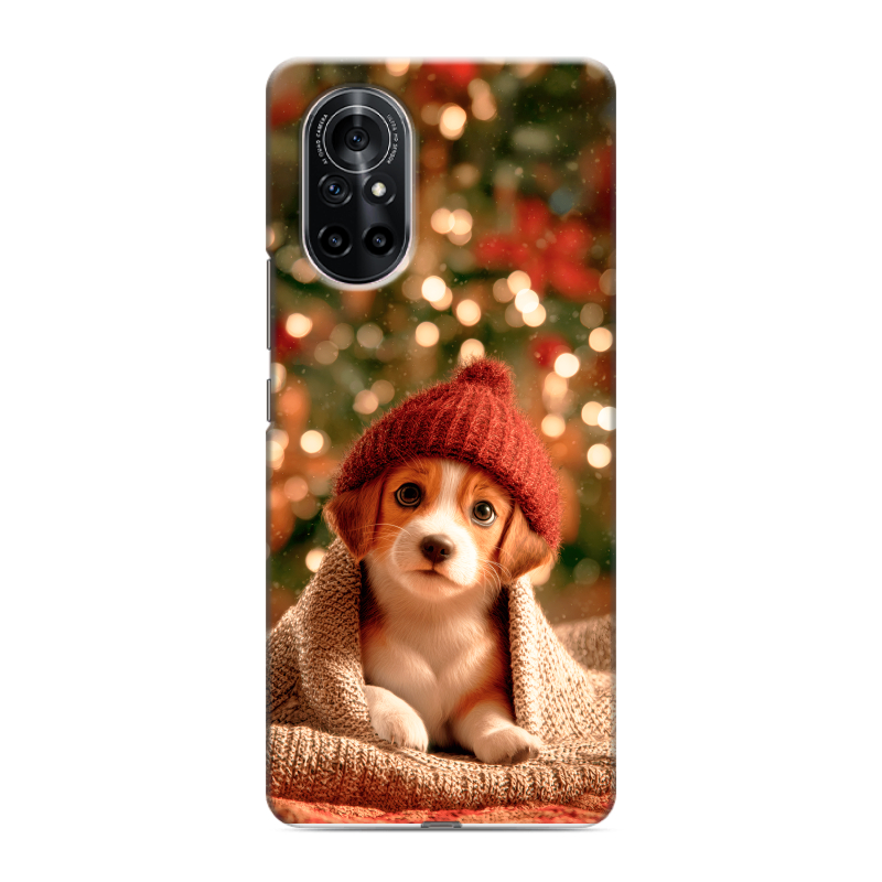 Силиконовый чехол на Huawei Nova 8 с принтом Новый год Силиконовый чехол на Huawei Nova 8 с принтом Новый год