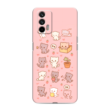 Силиконовый чехол на Realme GT с принтом Hello Kitty Хелоу Кити Силиконовый чехол на Realme GT с принтом Hello Kitty Хелоу Кити