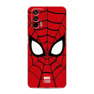 Силиконовый чехол на Realme GT с принтом человек паук spiderman Силиконовый чехол на Realme GT с принтом человек паук spiderman