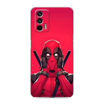 Силиконовый чехол на Realme GT с принтом Дедпул Deadpool Силиконовый чехол на Realme GT с принтом Дедпул Deadpool
