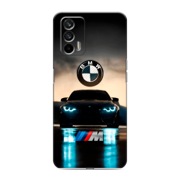Силиконовый чехол на Realme GT с принтом БМВ BMW Силиконовый чехол на Realme GT с принтом БМВ BMW
