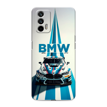 Силиконовый чехол на Realme GT с принтом БМВ BMW Силиконовый чехол на Realme GT с принтом БМВ BMW