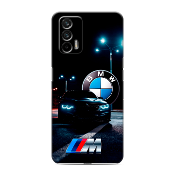 Силиконовый чехол на Realme GT с принтом БМВ BMW Силиконовый чехол на Realme GT с принтом БМВ BMW