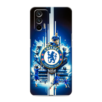 Силиконовый чехол на Realme GT с принтом Chelsea Челси Силиконовый чехол на Realme GT с принтом Chelsea Челси