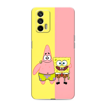 Силиконовый чехол на Realme GT с принтом Спанч боб Спанчбоб Силиконовый чехол на Realme GT с принтом Спанч боб Спанчбоб