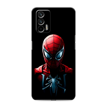 Силиконовый чехол на Realme GT с принтом Spiderman Человек паук