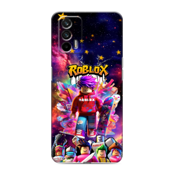 Силиконовый чехол на Realme GT с принтом Roblox Роблокс Силиконовый чехол на Realme GT с принтом Roblox Роблокс