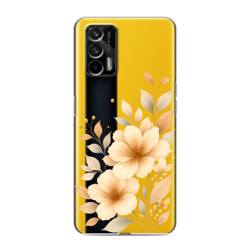 Силиконовый чехол на Realme GT с принтом для девушки Силиконовый чехол на Realme GT с принтом для девушки