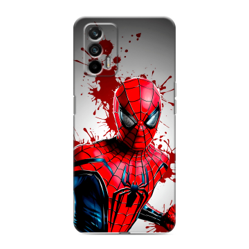 Силиконовый чехол на Realme GT с принтом Spiderman Человек паук Силиконовый чехол на Realme GT с принтом Spiderman Человек паук