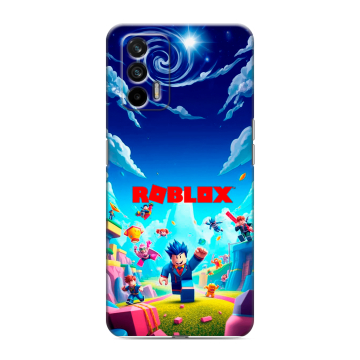 Силиконовый чехол на Realme GT с принтом Roblox Роблокс Силиконовый чехол на Realme GT с принтом Roblox Роблокс