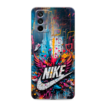 Силиконовый чехол на Realme GT с принтом Nike Найк Силиконовый чехол на Realme GT с принтом Nike Найк