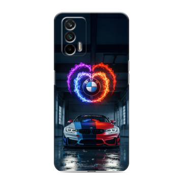 Силиконовый чехол на Realme GT с принтом BMW БМВ Силиконовый чехол на Realme GT с принтом BMW БМВ