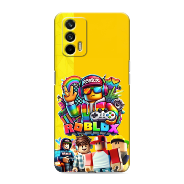 Силиконовый чехол на Realme GT с принтом Roblox Роблокс Силиконовый чехол на Realme GT с принтом Roblox Роблокс