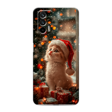 Силиконовый чехол на Realme GT с принтом Новый год Силиконовый чехол на Realme GT с принтом Новый год
