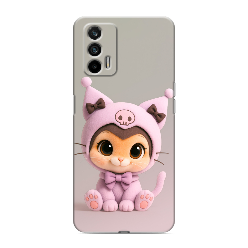 Силиконовый чехол на Realme GT с принтом Куроми Kuromi Силиконовый чехол на Realme GT с принтом Куроми Kuromi