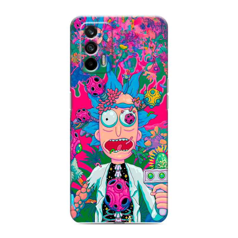 Силиконовый чехол на Realme GT с принтом Рик и Морти Rick Morty Силиконовый чехол на Realme GT с принтом Рик и Морти Rick Morty