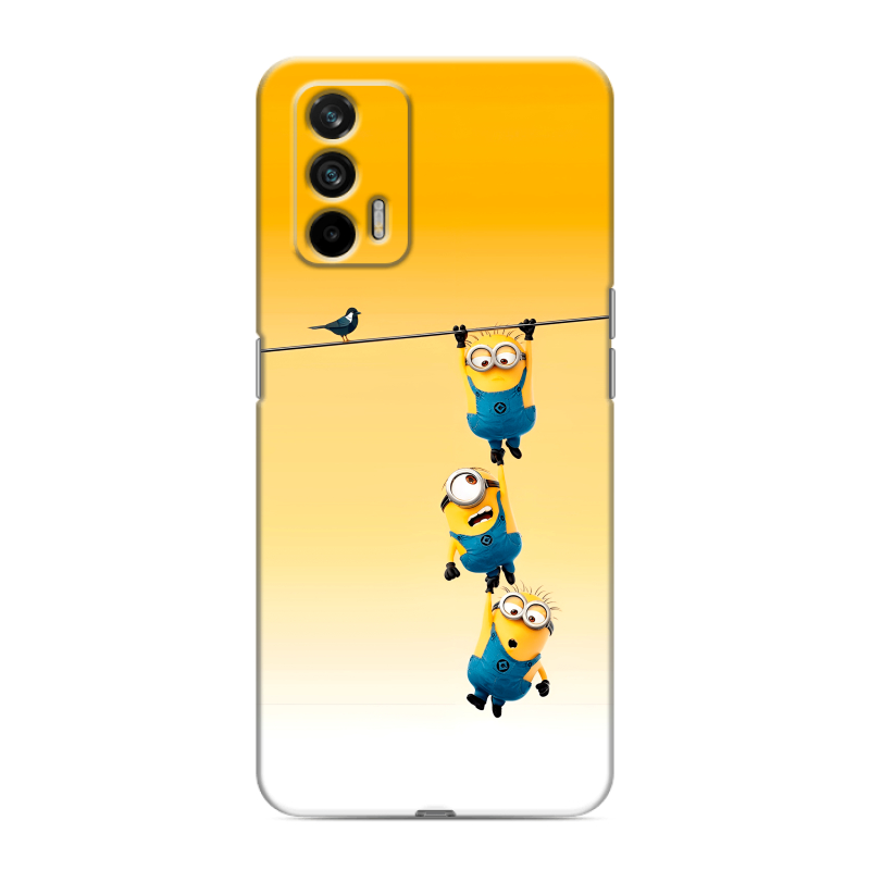 Силиконовый чехол на Realme GT с принтом Миньоны Силиконовый чехол на Realme GT с принтом Миньоны