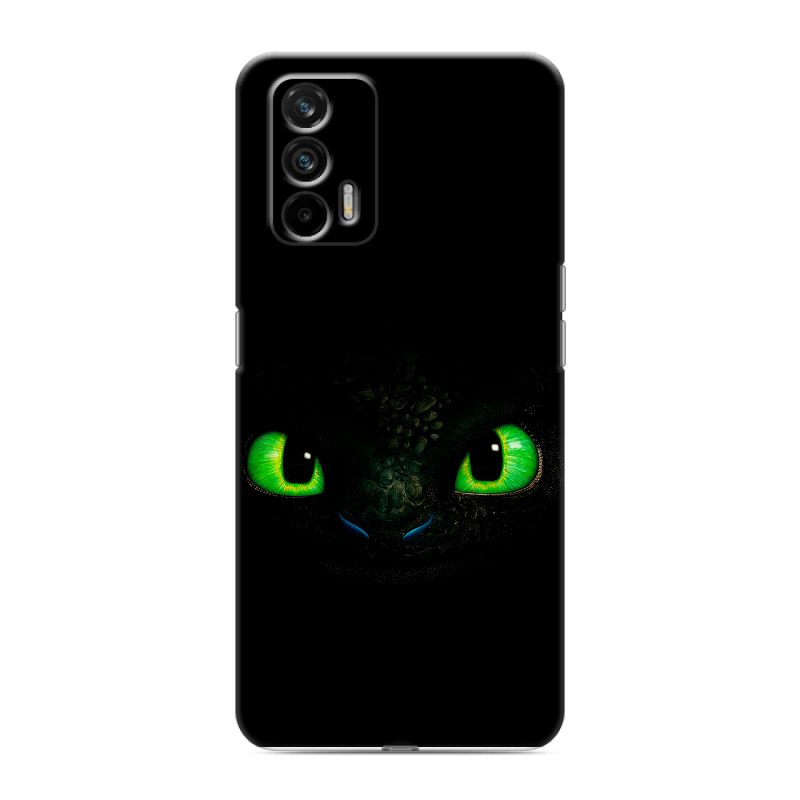 Силиконовый чехол на Realme GT с принтом Как приручить дракона Силиконовый чехол на Realme GT с принтом Как приручить дракона