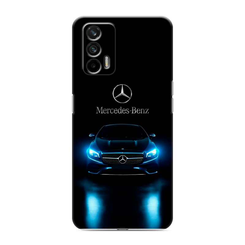 Силиконовый чехол на Realme GT с принтом Mercedes Мерседес Силиконовый чехол на Realme GT с принтом Mercedes Мерседес