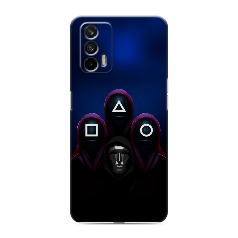 Силиконовый чехол на Realme GT с принтом Игра Кальмара Силиконовый чехол на Realme GT с принтом Игра Кальмара