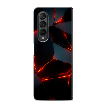 Пластиковый чехол на Samsung Galaxy Z Fold 3 с принтом Яркие абстракции Пластиковый чехол на Samsung Galaxy Z Fold 3 с принтом Яркие абстракции