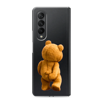 Пластиковый чехол на Samsung Galaxy Z Fold 3 с принтом Медведь Пластиковый чехол на Samsung Galaxy Z Fold 3 с принтом Медведь