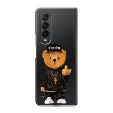 Пластиковый чехол на Samsung Galaxy Z Fold 3 с принтом Плюшевый медведь Пластиковый чехол на Samsung Galaxy Z Fold 3 с принтом Плюшевый медведь