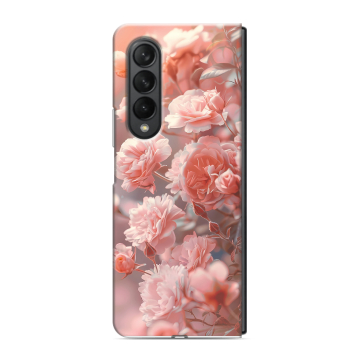 Пластиковый чехол на Samsung Galaxy Z Fold 3 с принтом Розовые розы Пластиковый чехол на Samsung Galaxy Z Fold 3 с принтом Розовые розы