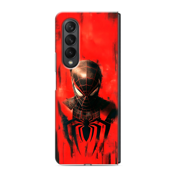 Пластиковый чехол на Samsung Galaxy Z Fold 3 с принтом человек паук spiderman Пластиковый чехол на Samsung Galaxy Z Fold 3 с принтом человек паук spiderman
