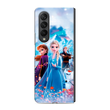 Пластиковый чехол на Samsung Galaxy Z Fold 3 с принтом Холодное сердце Frozen Пластиковый чехол на Samsung Galaxy Z Fold 3 с принтом Холодное сердце Frozen